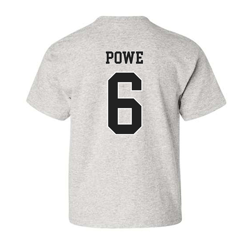 Troy - NCAA Football : Justin Powe - Classic Shersey Youth T-Shirt-1