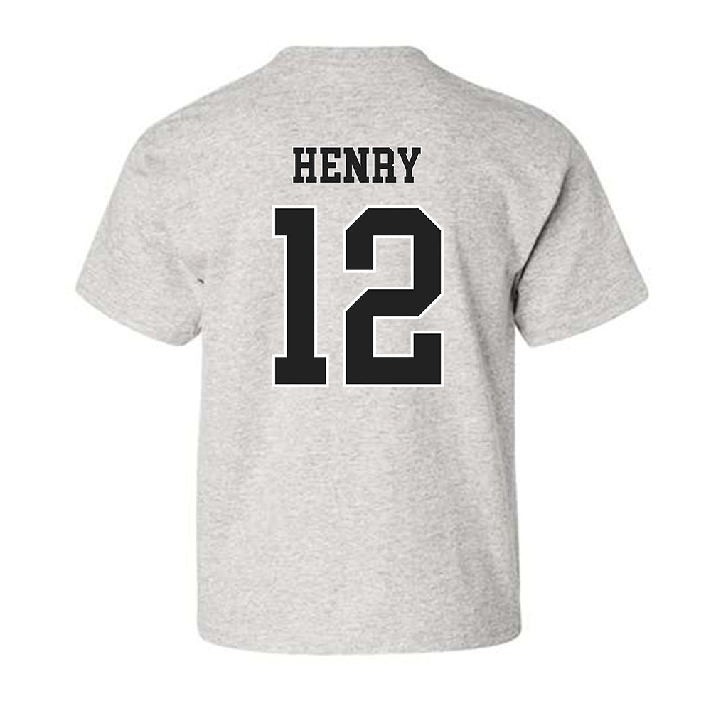 Troy - NCAA Football : Trent Henry - Classic Shersey Youth T-Shirt-1
