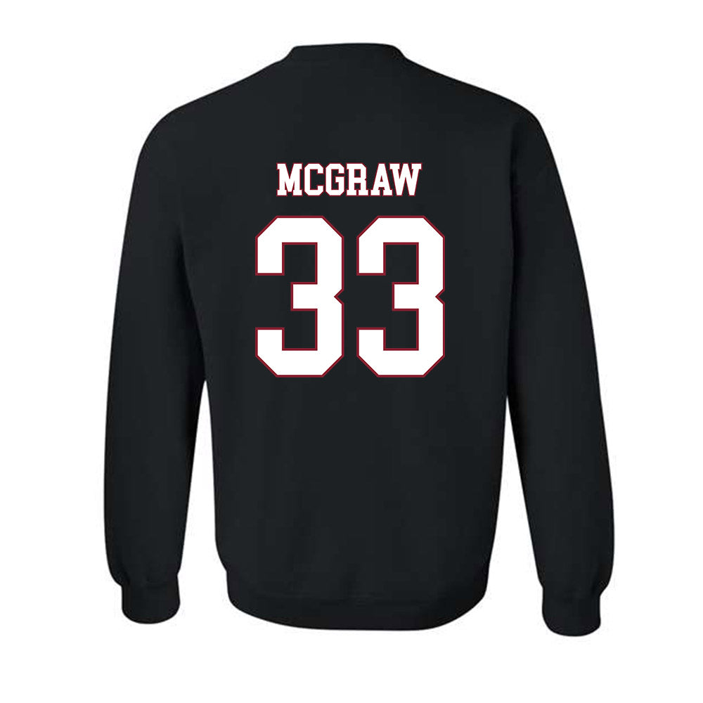 Troy - NCAA Baseball : Ty McGraw - Classic Shersey Crewneck Sweatshirt-1