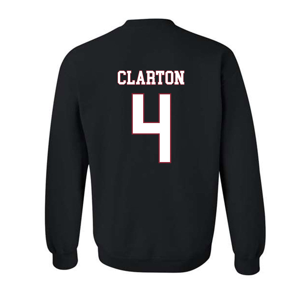 Troy - NCAA Men's Basketball : Emmanuel Clarton - Classic Shersey Crewneck Sweatshirt-1