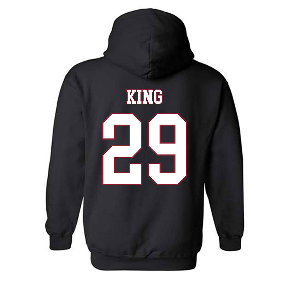 Troy - NCAA Baseball : Dylan King - Classic Shersey Hooded Sweatshirt-1
