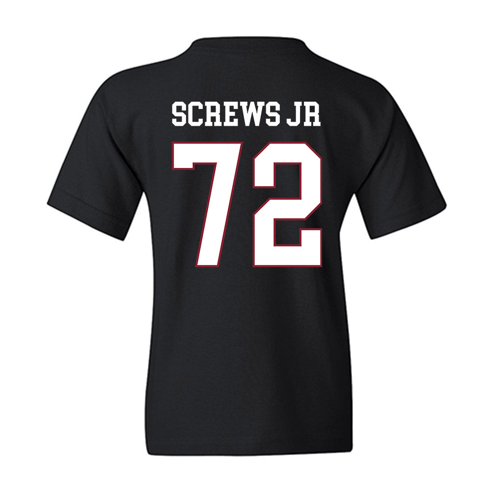 Troy - NCAA Football : Patrick Screws Jr - Classic Shersey Youth T-Shirt-1