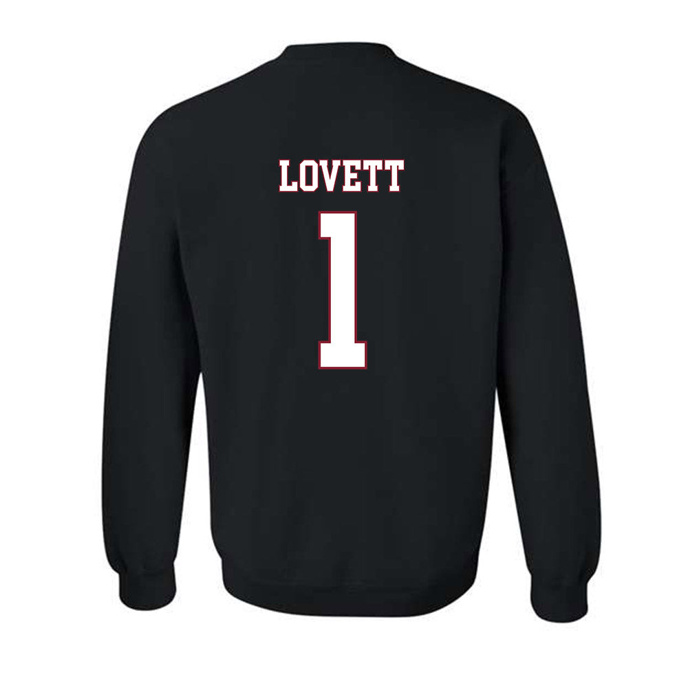 Troy - NCAA Football : Jordan Lovett - Classic Shersey Crewneck Sweatshirt-1