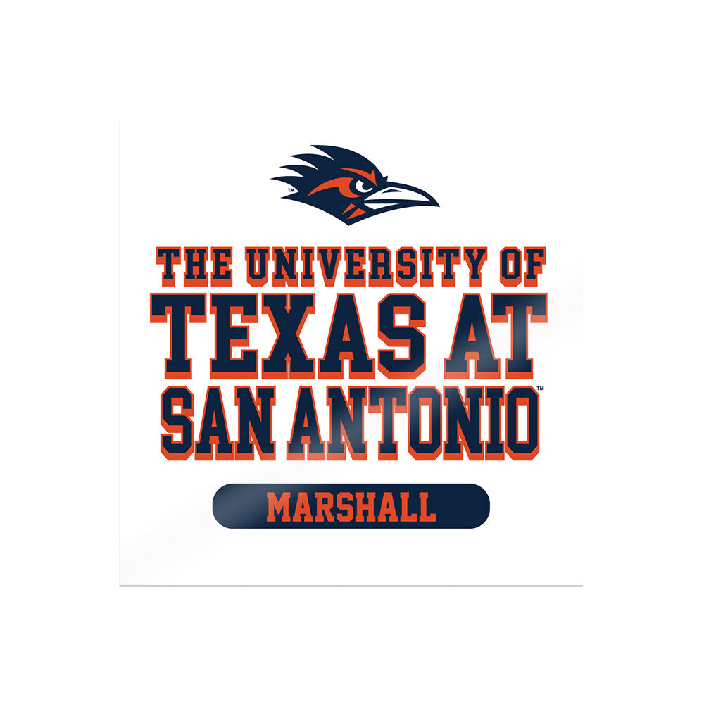 UTSA - NCAA Football : Deandre Marshall - Sticker-0