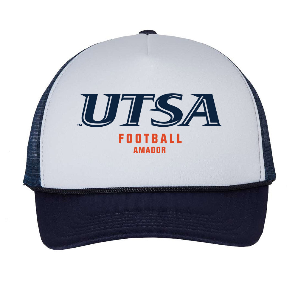 UTSA - NCAA Football : David Amador - Trucker Hat-0