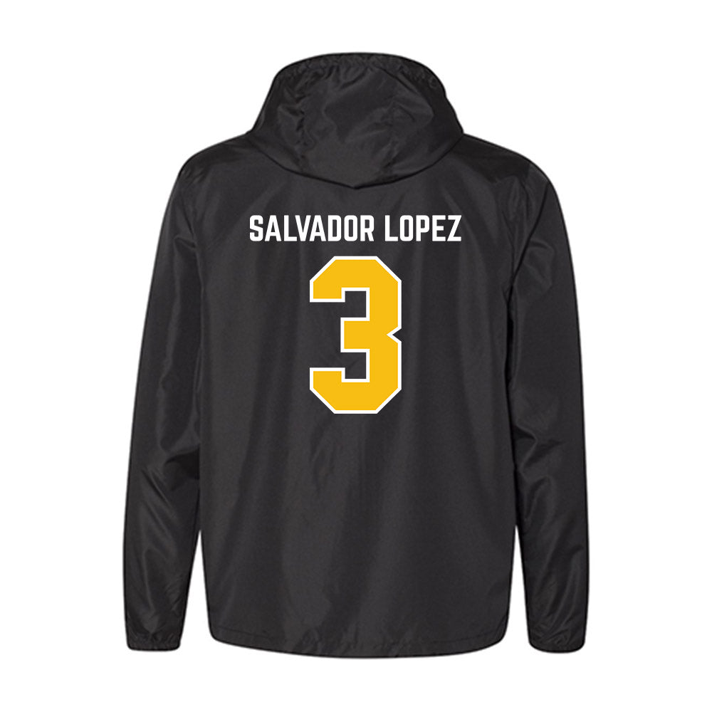 FHSU - NCAA Men's Soccer : Alvaro Salvador Lopez - Black Windbreaker
