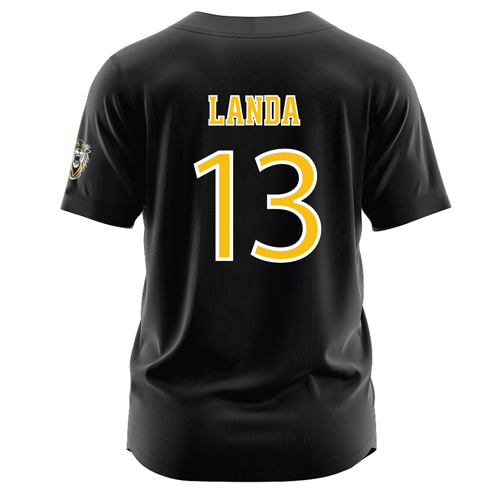 FHSU - NCAA Softball : Marisela Landa - Black Jersey-1