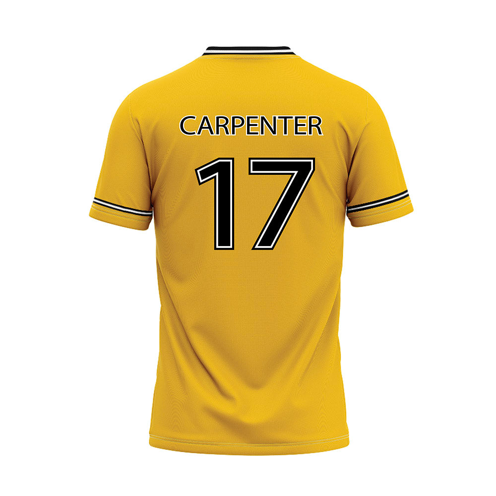 FHSU - NCAA Baseball : Kaleb Carpenter - Yellow Baseball Jersey-1
