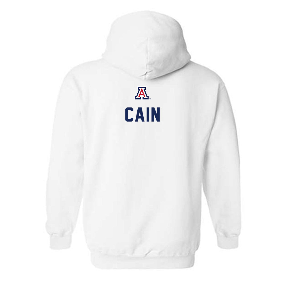 Arizona - NCAA Baseball : Andrew Cain - Sports Shersey Hooded Sweatshirt-1