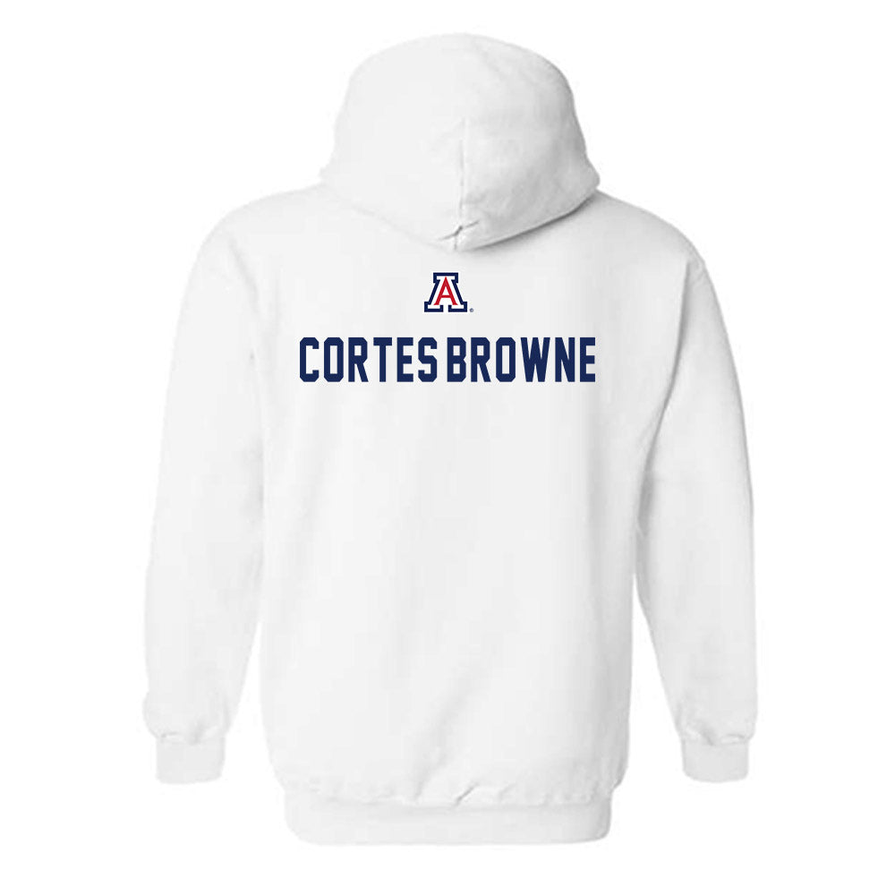 Arizona - NCAA Women's Soccer : Sofia Cortes-Browne - Sports Shersey Hooded Sweatshirt