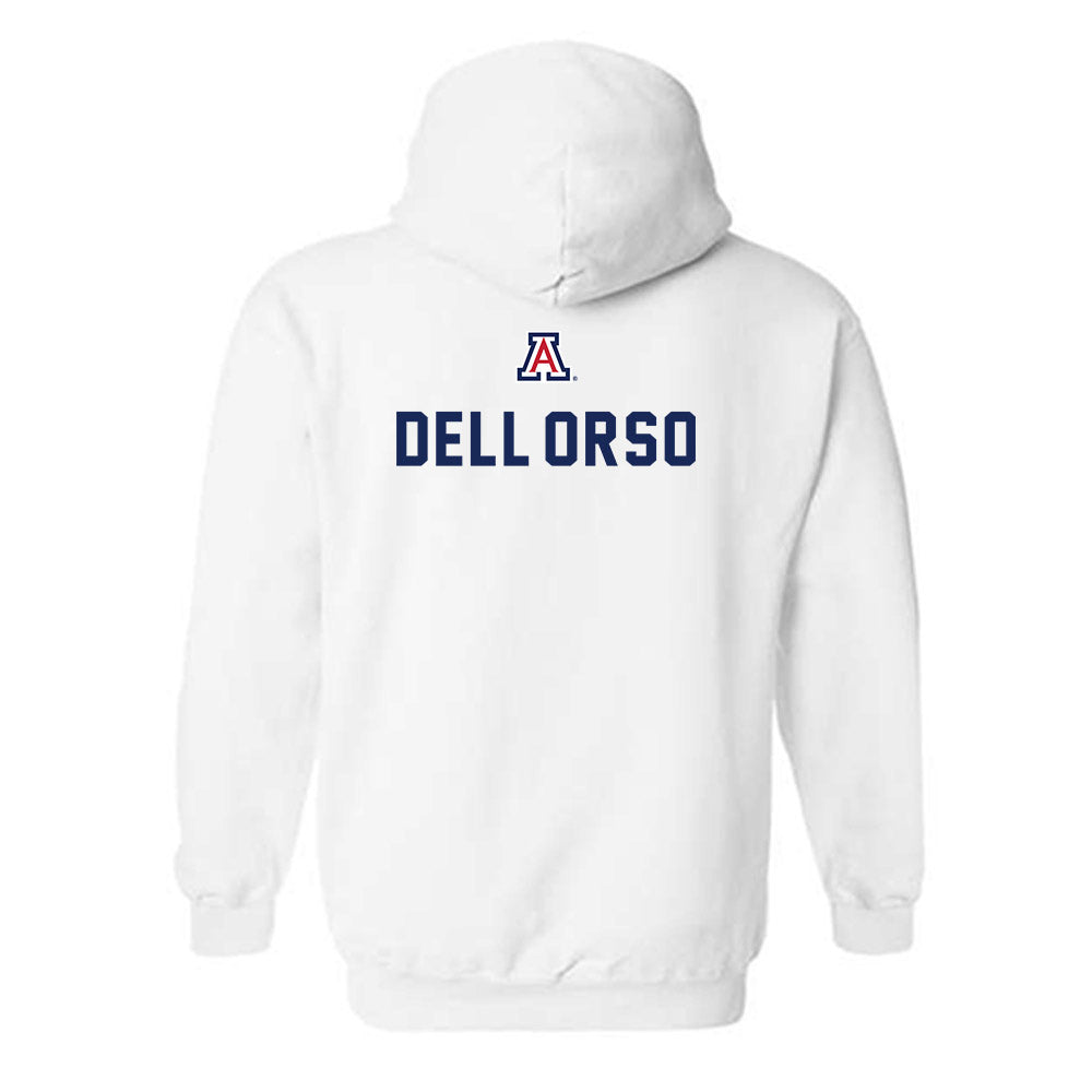 Arizona - NCAA Men's Basketball : Anthony Dell'Orso - Sports Shersey Hooded Sweatshirt-1