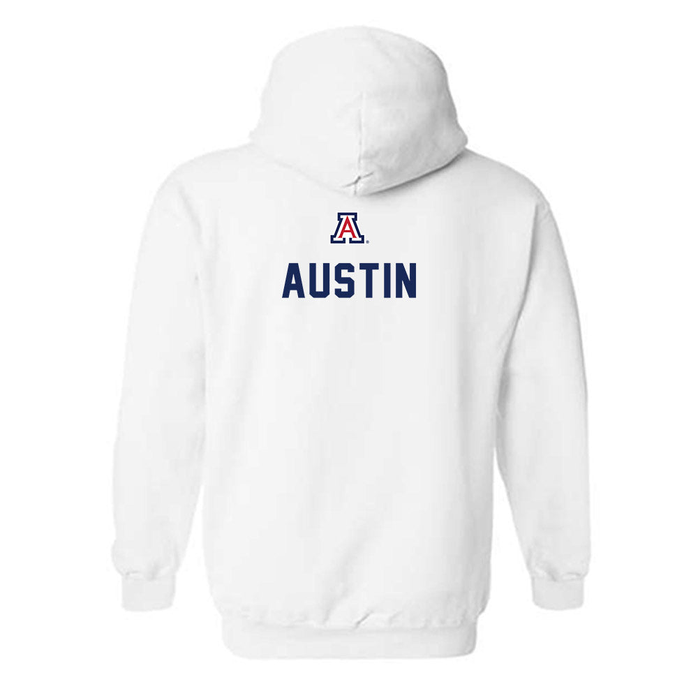 Arizona - NCAA Football : Daylen Austin - Sports Shersey Hooded Sweatshirt-1