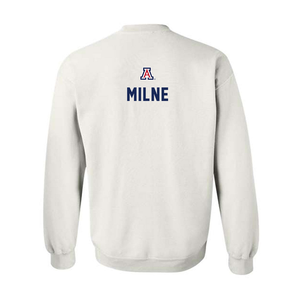 Arizona - NCAA Women's Swimming & Diving : Makenna Milne - Sports Shersey Crewneck Sweatshirt-1