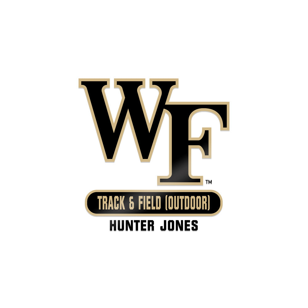 Wake Forest - NCAA Men's Track & Field : Hunter Jones - Sticker-0