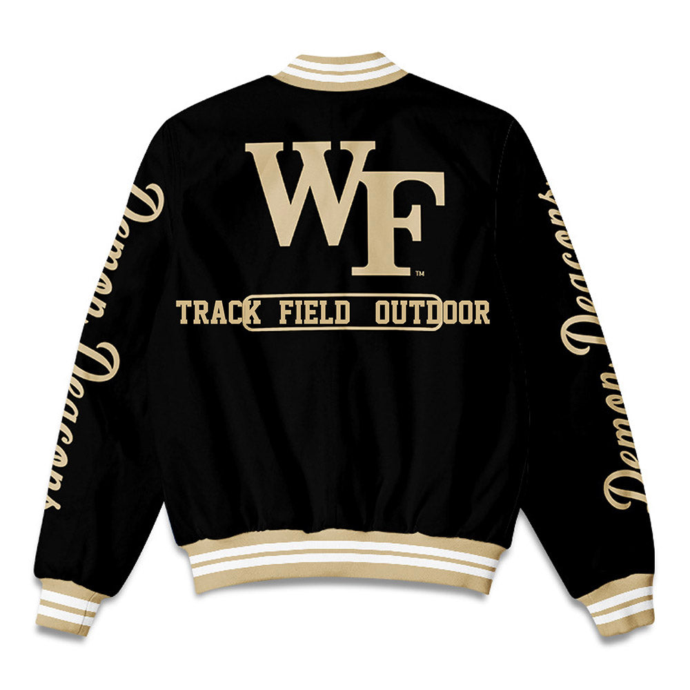Wake Forest - NCAA Men's Track & Field : Hunter Jones - Bomber Jacket-1