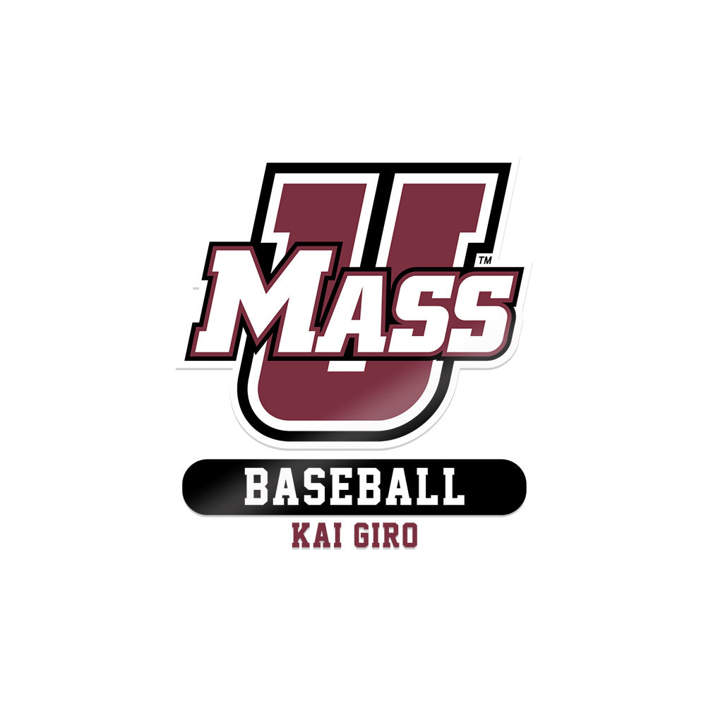 UMass - NCAA Baseball : Kai Giro - Sticker-0