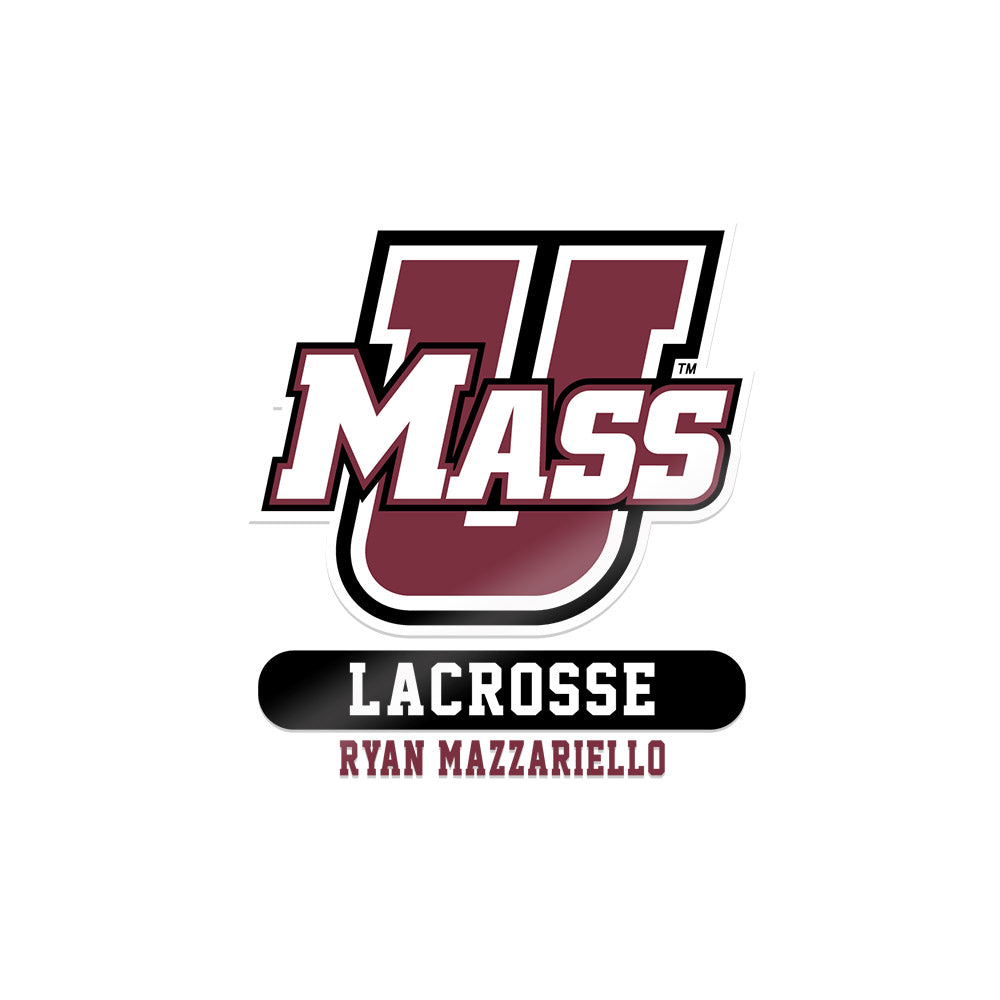 UMass - NCAA Men's Lacrosse : Ryan Mazzariello - Sticker-0