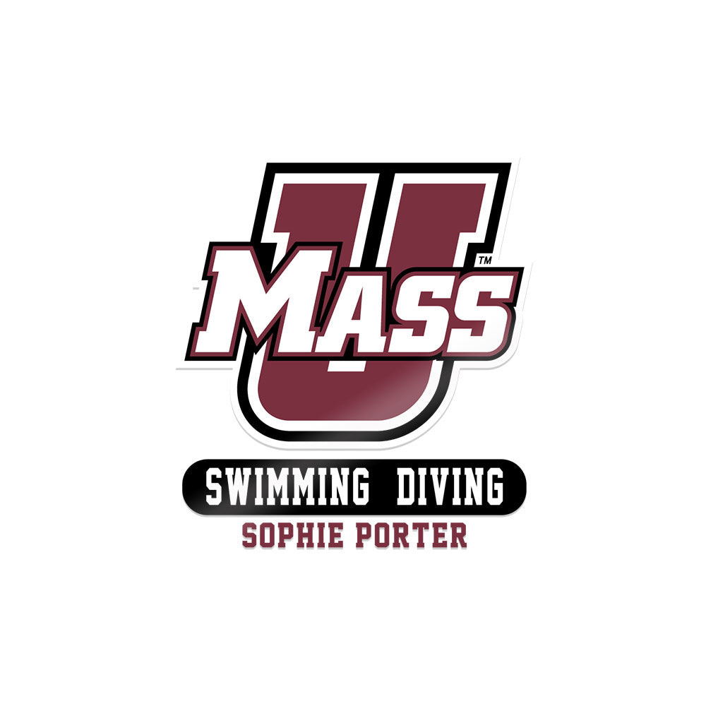 UMass - NCAA Women's Swimming & Diving : Sophie Porter - Sticker-0