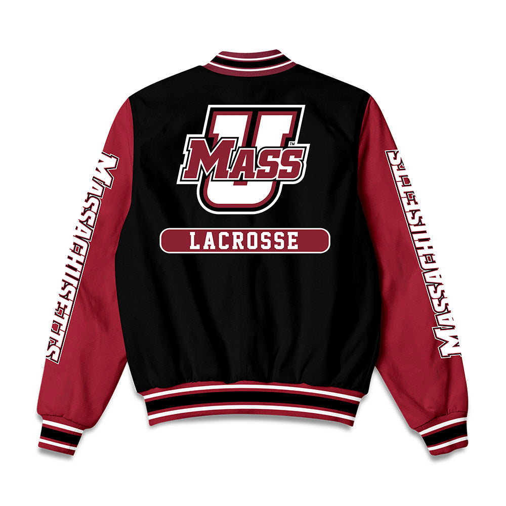 UMass - NCAA Men's Lacrosse : Jimmy Elliott - Bomber Jacket-1