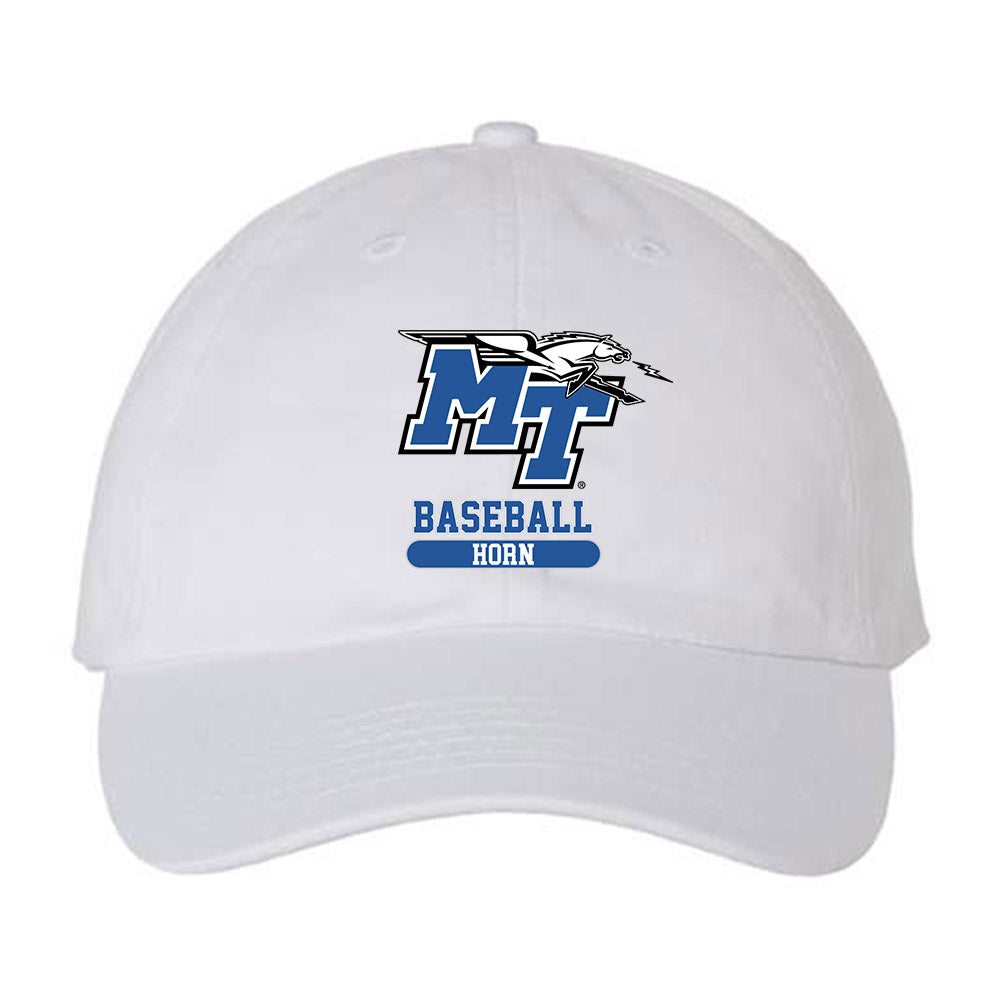 MTSU - NCAA Baseball : Drew Horn - Dad Hat-0