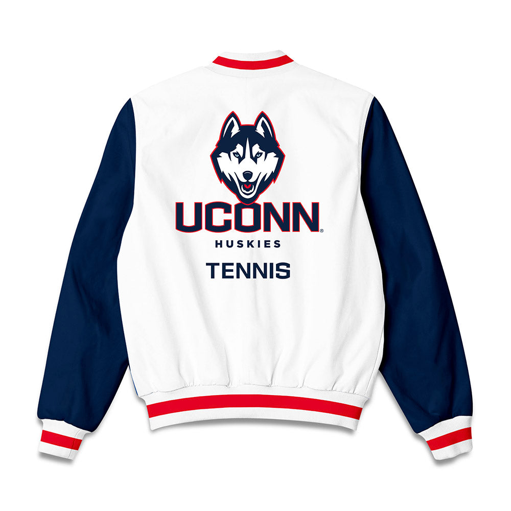 UConn - NCAA Women's Tennis : Ilana Rosenthal - Bomber Jacket-1