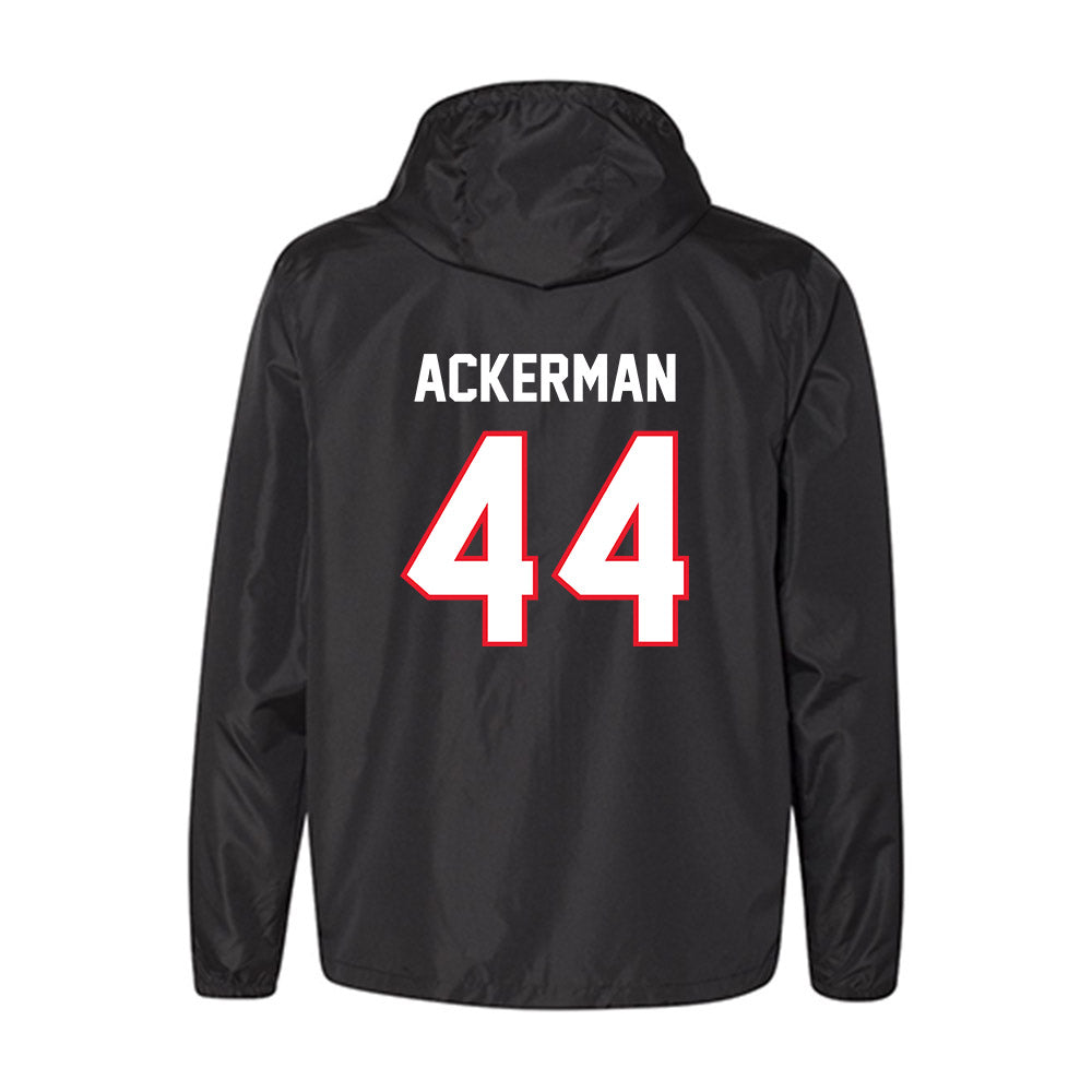 UConn - NCAA Football : Cooper Ackerman - Windbreaker-1