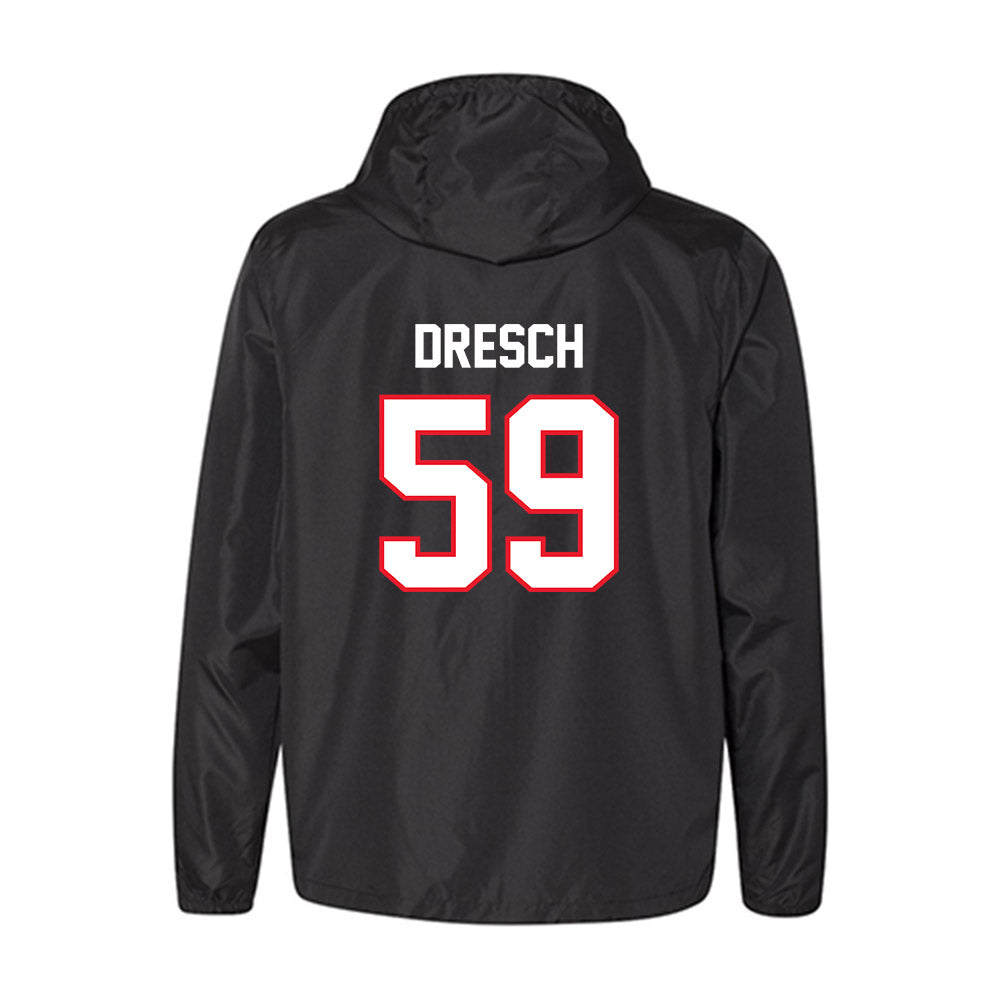 UConn - NCAA Football : Eddie Dresch - Windbreaker