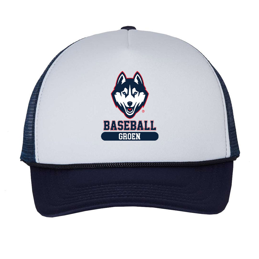 UConn - NCAA Baseball : Carter Groen - Trucker Hat-0
