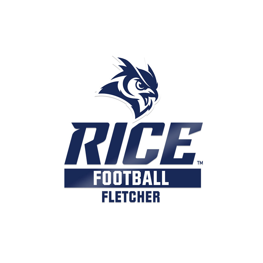 Rice - NCAA Football : Bailey Fletcher - Sticker-0
