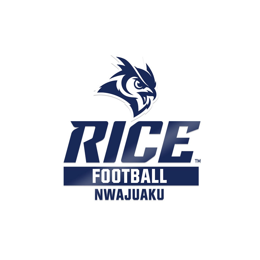 Rice - NCAA Football : Chibuikem Nwajuaku - Sticker-0