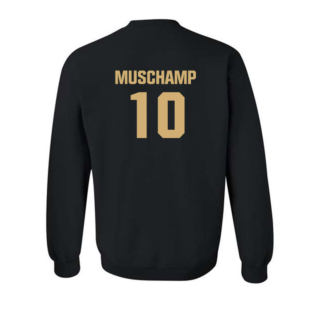Vanderbilt - NCAA Football : Whit Muschamp - Sports Shersey Crewneck Sweatshirt-1