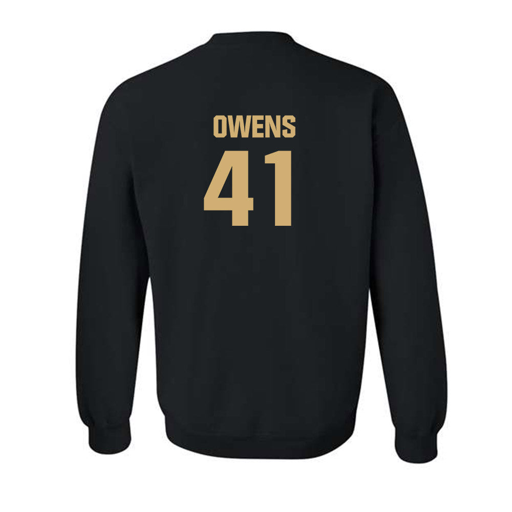 Vanderbilt - NCAA Football : Stone Owens - Sports Shersey Crewneck Sweatshirt-1