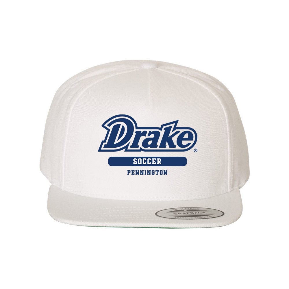 Drake - NCAA Women's Soccer : Alanna Pennington - Snapback Hat-0