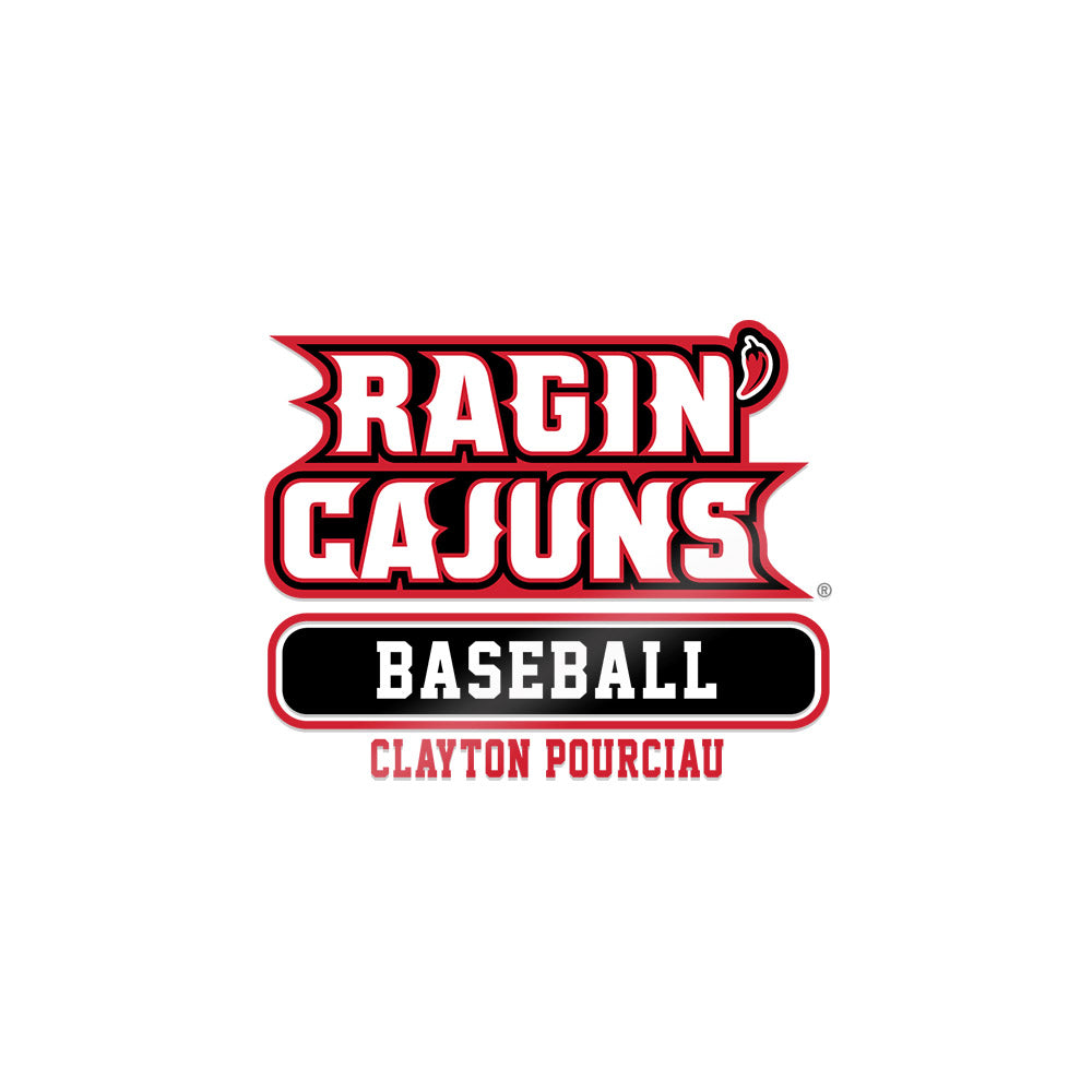 Louisiana - NCAA Baseball : Clayton Pourciau - Sticker-0
