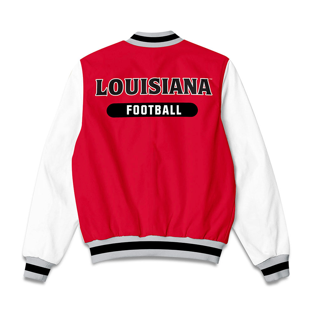 Louisiana - NCAA Football : Matthew Broussard - Bomber Jacket