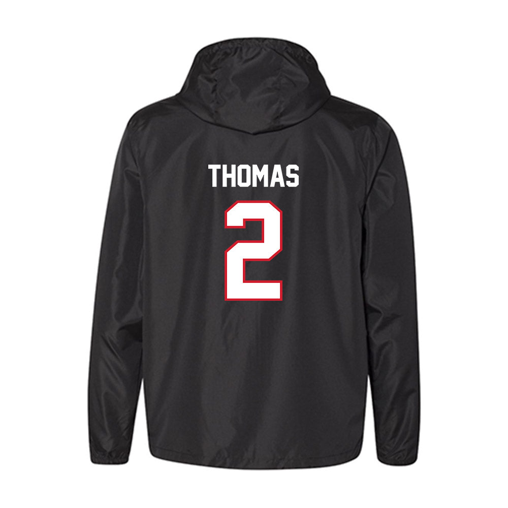 NC State - NCAA Football : Lex Thomas - Windbreaker-1