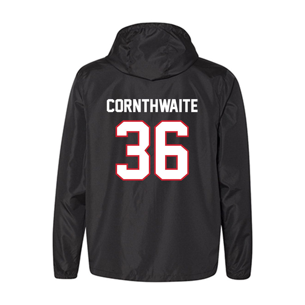 NC State - NCAA Football : Cameron Cornthwaite - Windbreaker-1