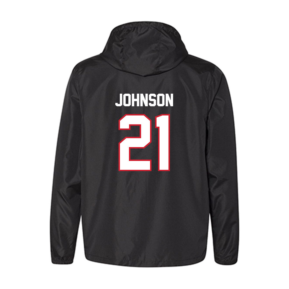NC State - NCAA Football : Jamel Johnson - Windbreaker-1