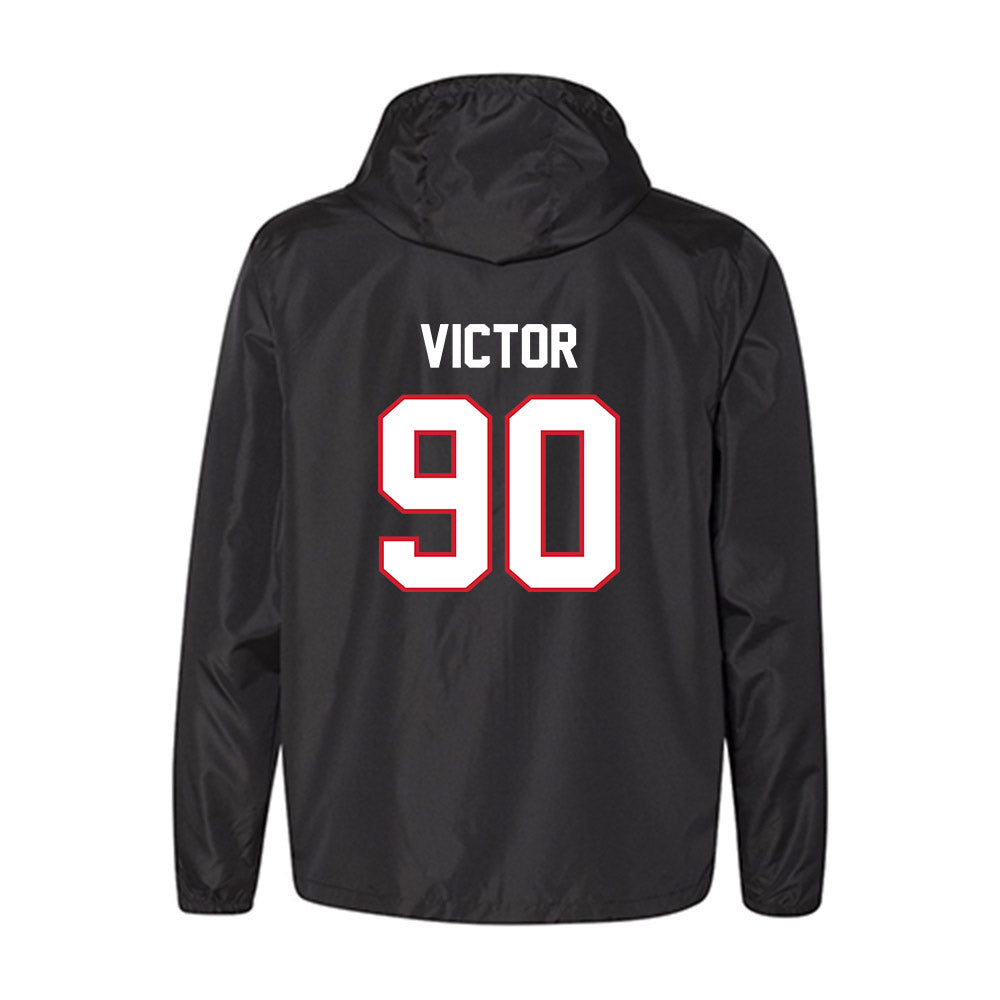 NC State - NCAA Football : Josiah Victor - Windbreaker-1