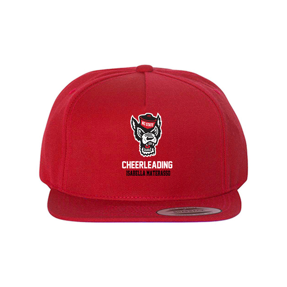NC State - NCAA Cheerleading : Isabella Materasso - Snapback Hat-0