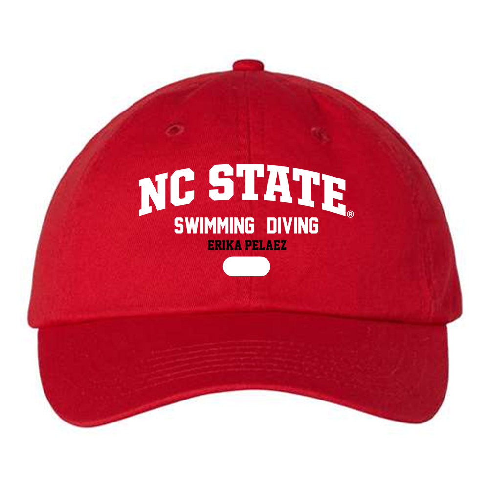 NC State - NCAA Women's Swimming & Diving : Erika Pelaez - Dad Hat-0