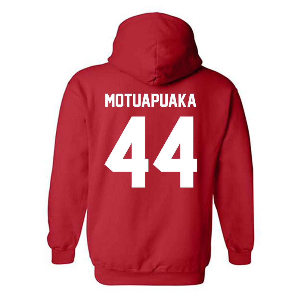 Utah - NCAA Football : Sione Motuapuaka - Classic Shersey Hooded Sweatshirt-1