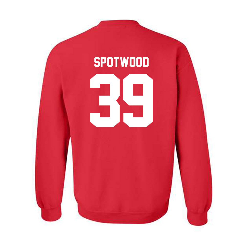 Utah - NCAA Football : Bryan Spotwood - Classic Shersey Crewneck Sweatshirt-1