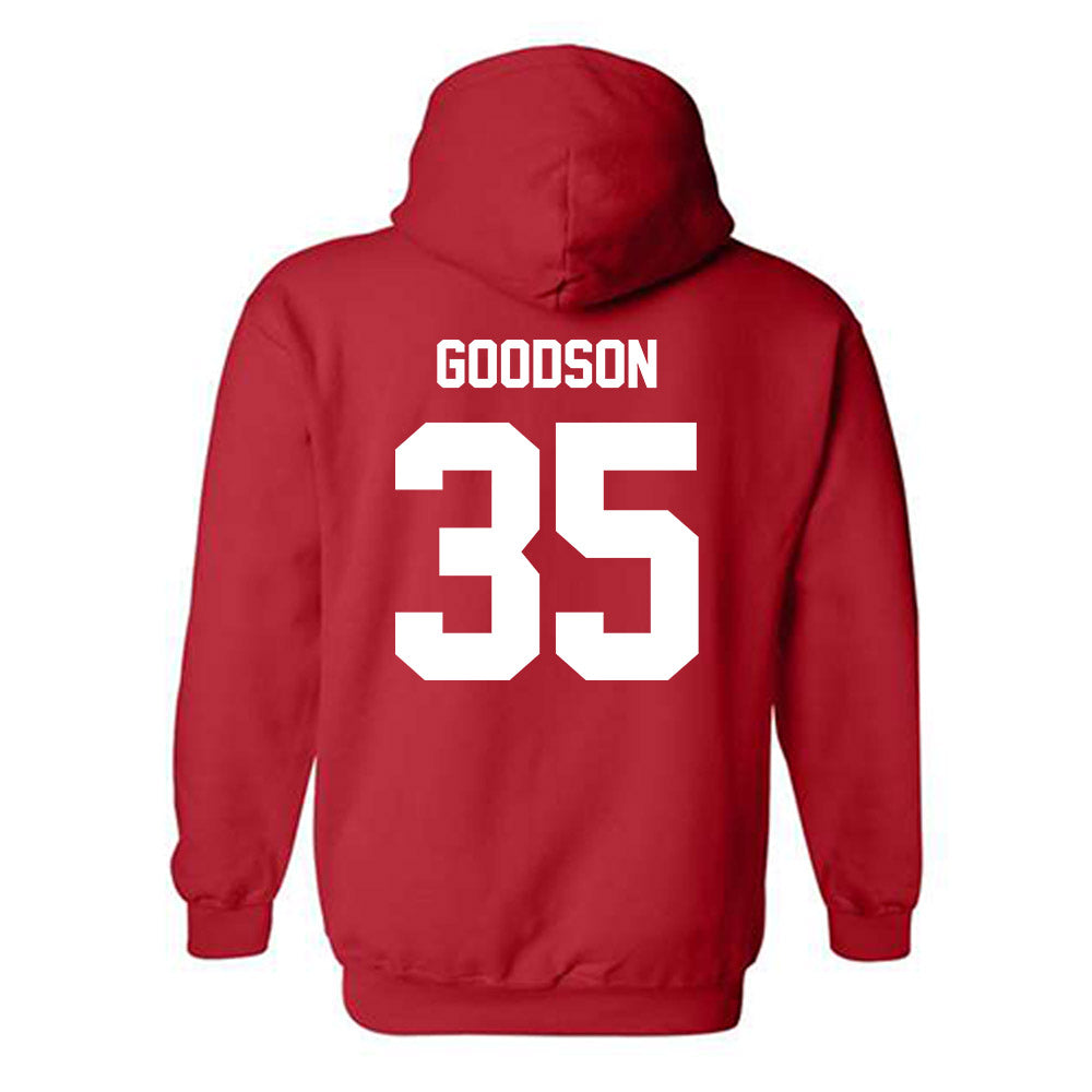 Utah - NCAA Football : Frankie Goodson - Classic Shersey Hooded Sweatshirt-1