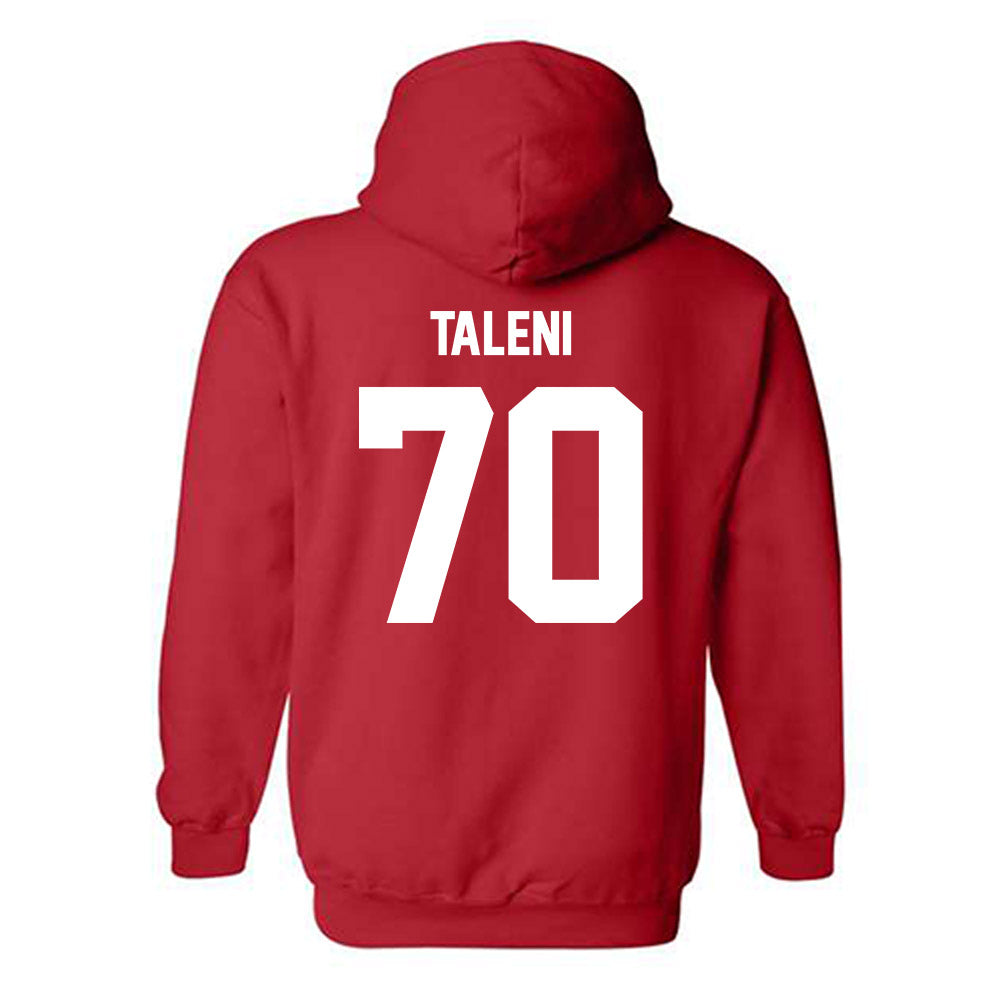 Utah - NCAA Football : Alma-Spencer Taleni - Classic Shersey Hooded Sweatshirt-1