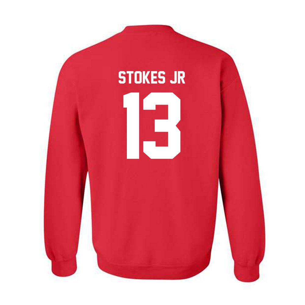 Utah - NCAA Football : Jason Stokes Jr - Classic Shersey Crewneck Sweatshirt-1