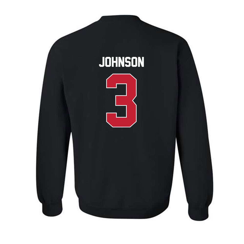 Utah - NCAA Football : Nate Johnson - Classic Shersey Crewneck Sweatshirt-1