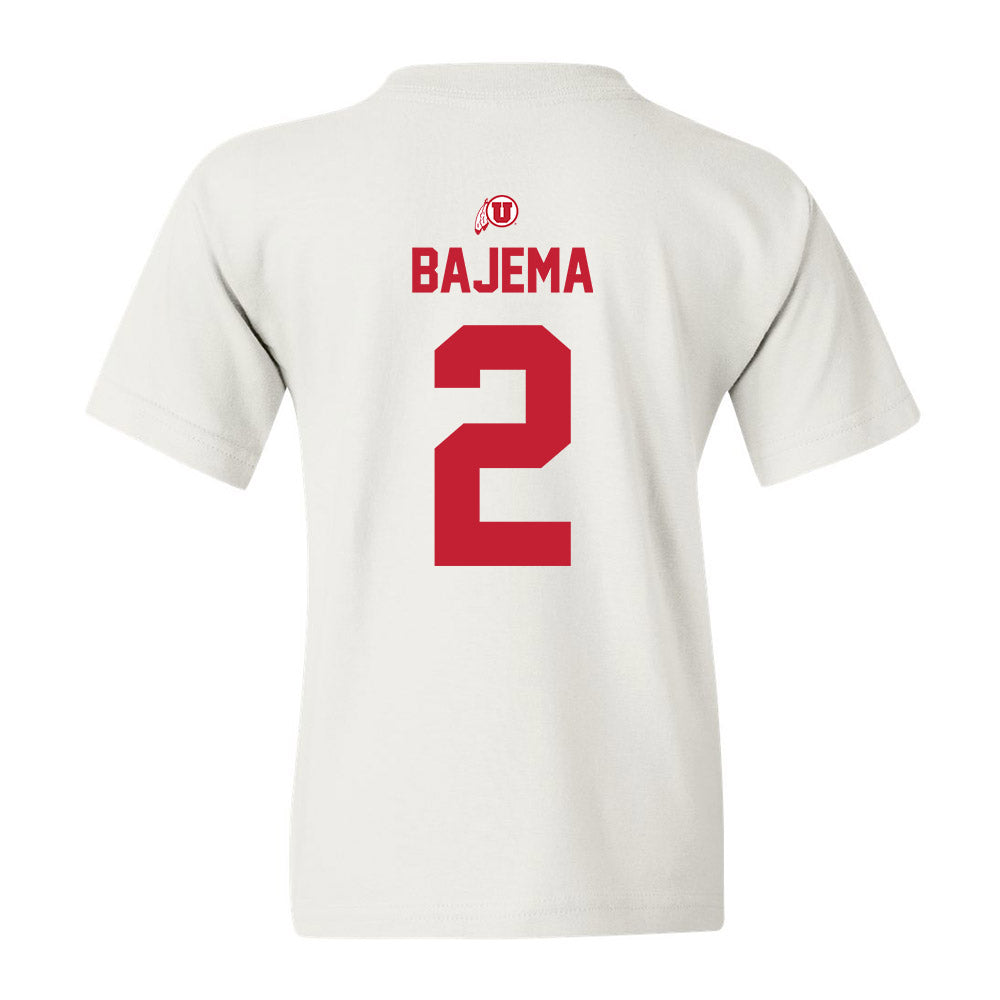 Utah - NCAA Men's Basketball : Cole Bajema - Youth T-Shirt
