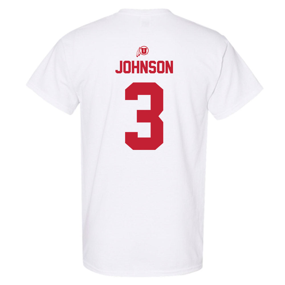 Utah - NCAA Football : Nate Johnson - Classic Shersey T-Shirt-1