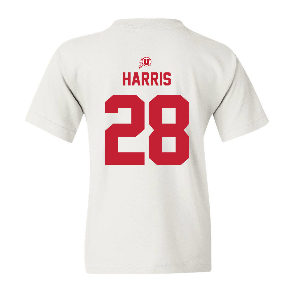 Utah - NCAA Baseball : Jaden Harris - Youth T-Shirt